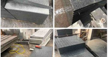 铜川 芝麻黑地铺石材