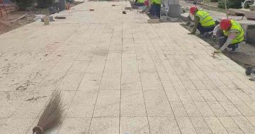 铜川黄金麻荔枝面地铺案例