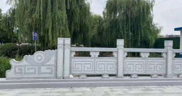 铜川 芝麻灰桥栏杆、河道栏杆安装效果