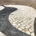 铜川 黄金麻冰裂缝室外铺装效果完美展示