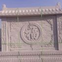 铜川 芝麻白花岗岩屏风，照壁，影壁
