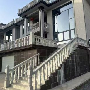 铜川 芝麻白别墅阳台栏杆，楼梯栏杆
