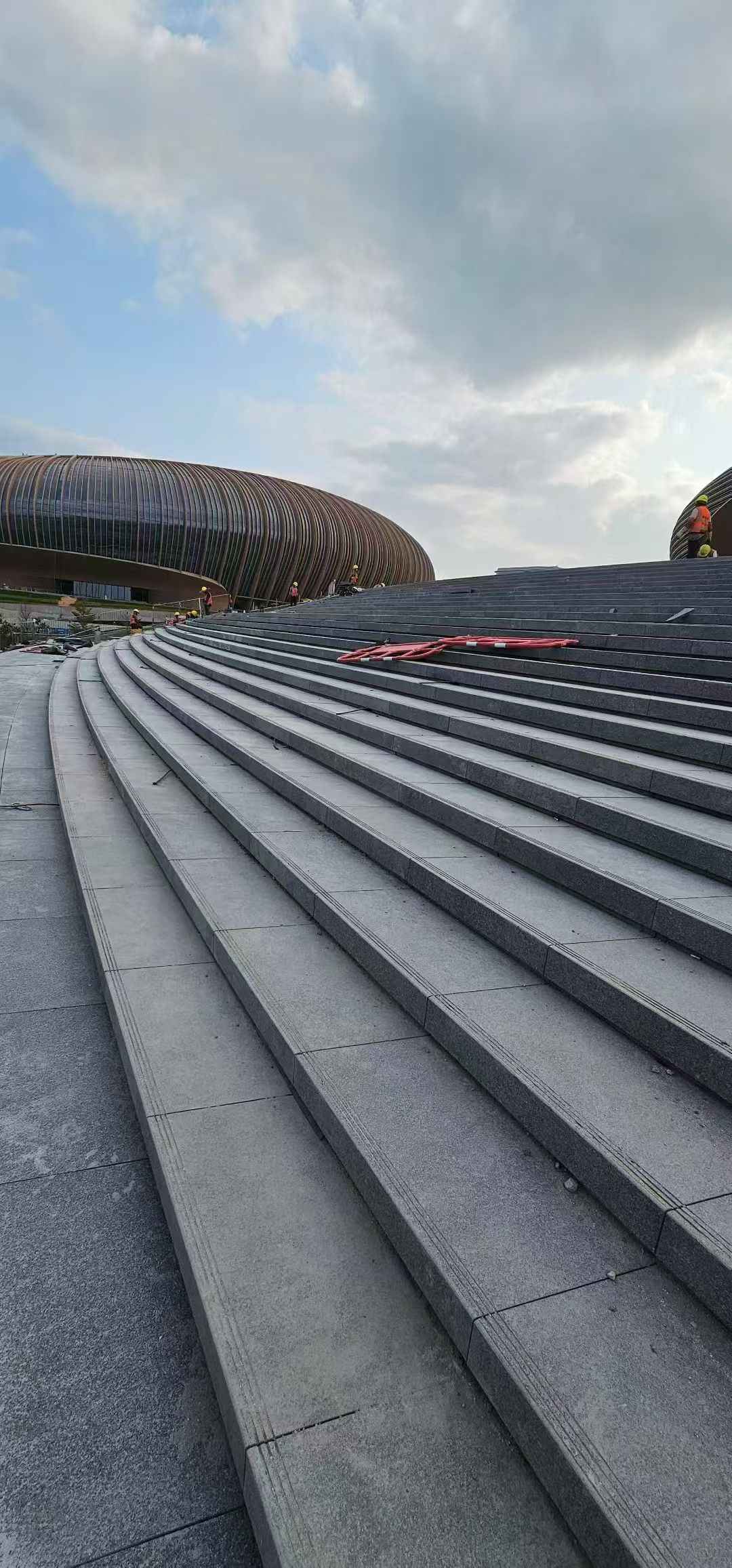 铜川 弧形整石台阶铺装效果图