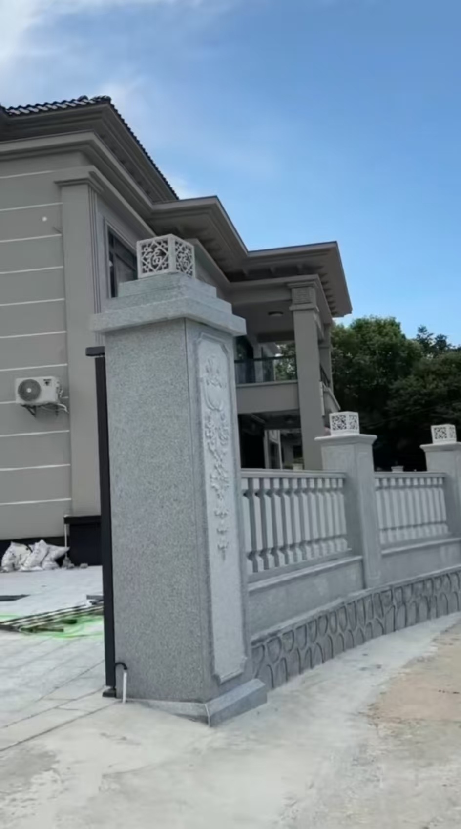铜川 芝麻白别墅围墙栏杆，私人订制