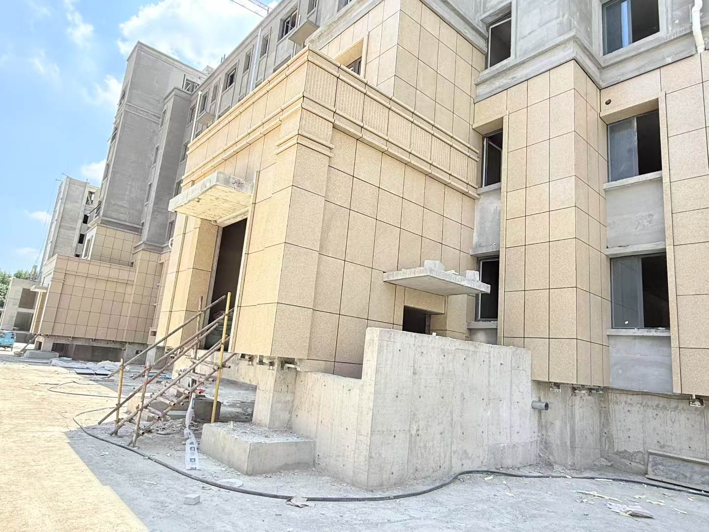 铜川 黄金麻干挂，工地实拍