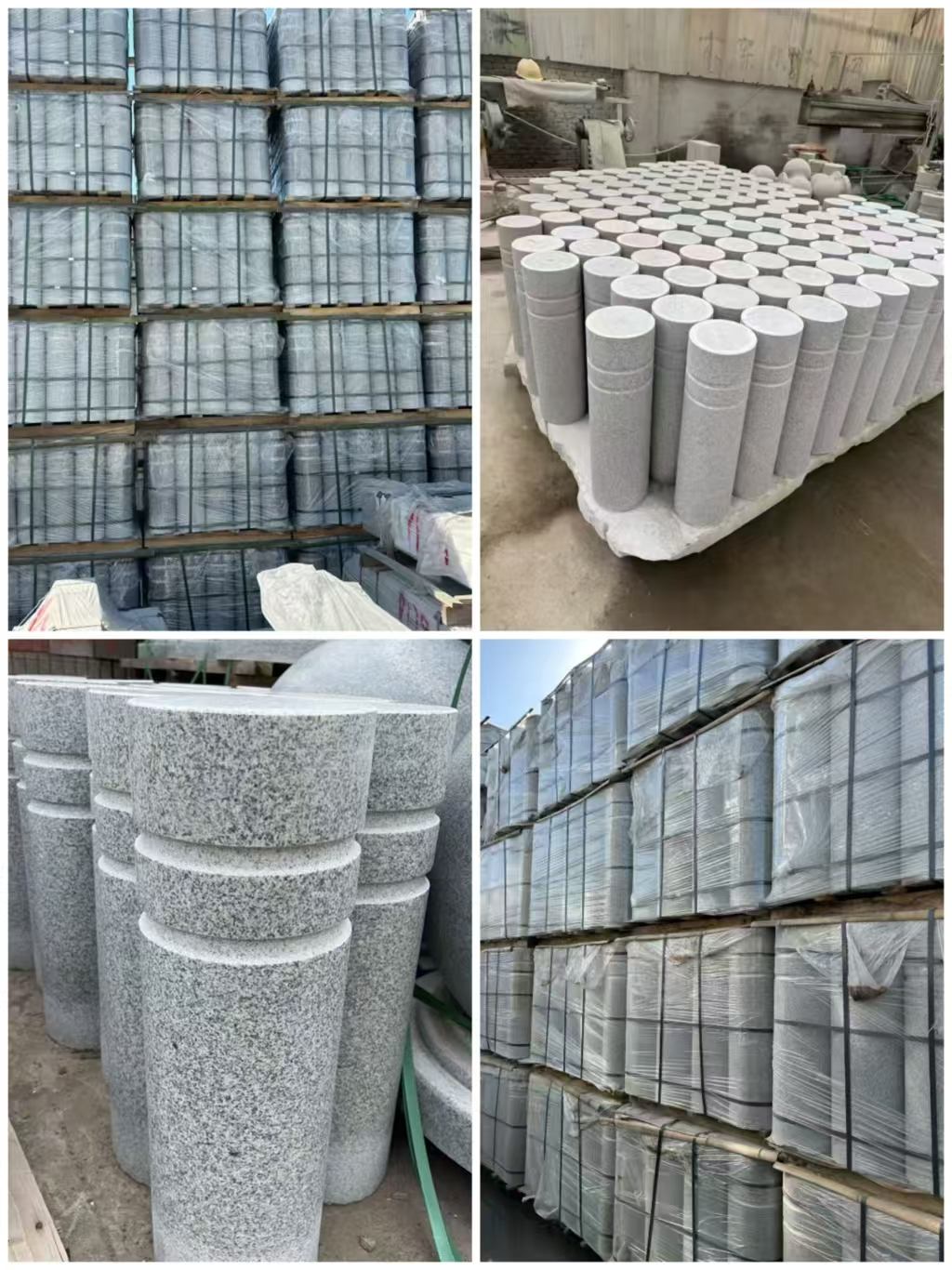 铜川 芝麻白花岗岩挡车柱、隔离柱多少钱