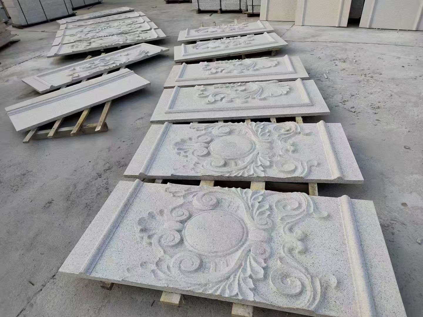 铜川 芝麻白干挂雕花板