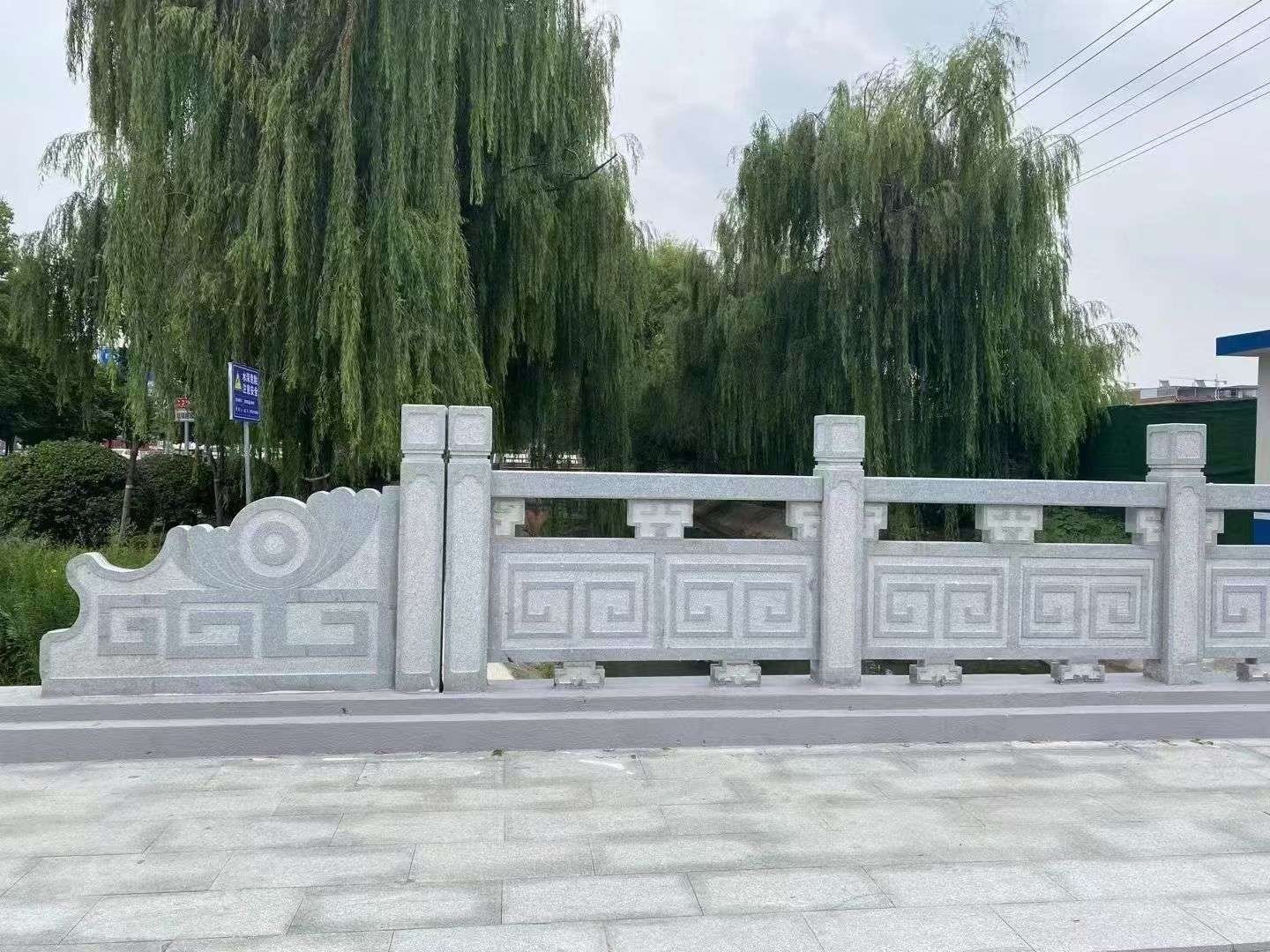 铜川 芝麻灰桥栏杆、河道栏杆安装效果