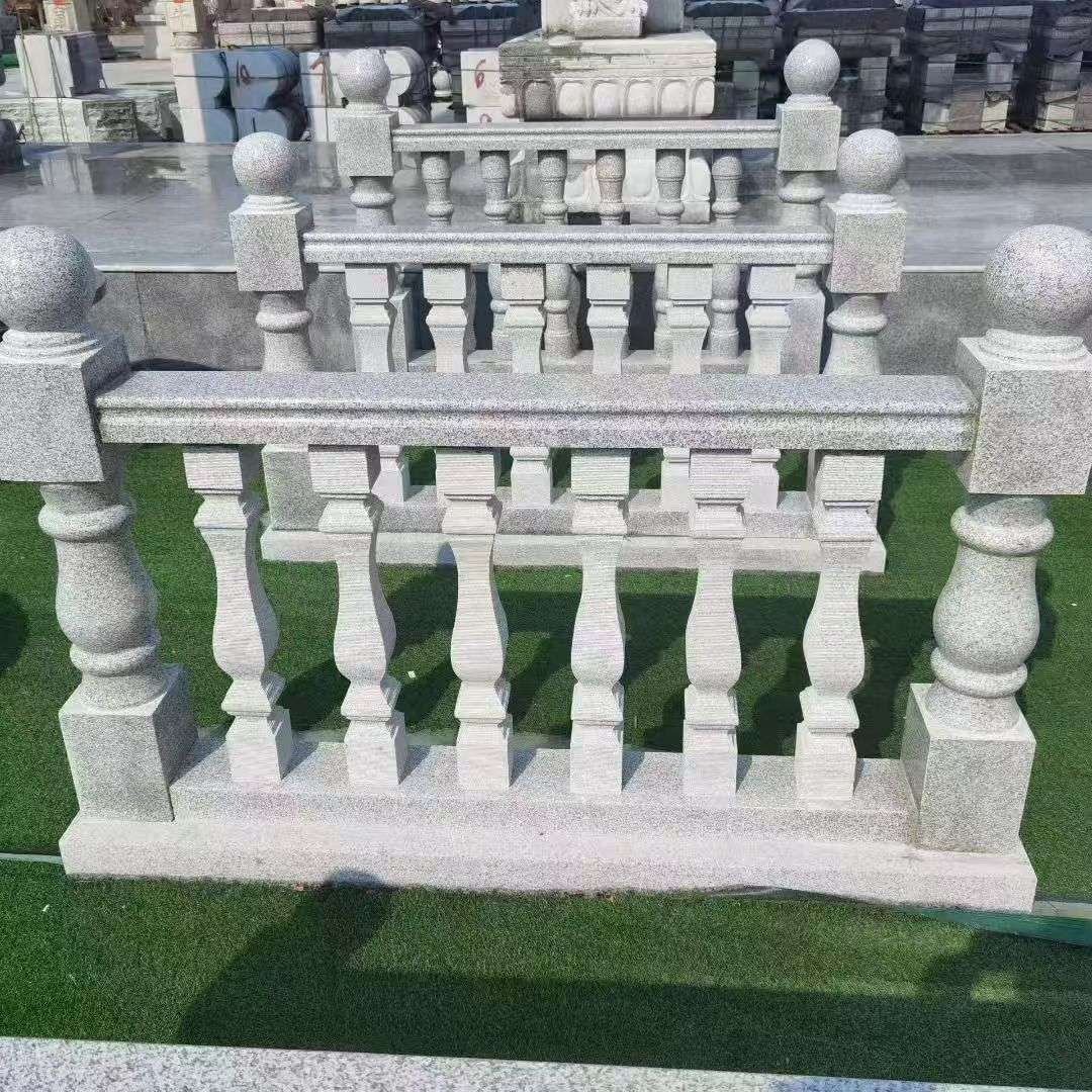 铜川 别墅石材栏杆特写